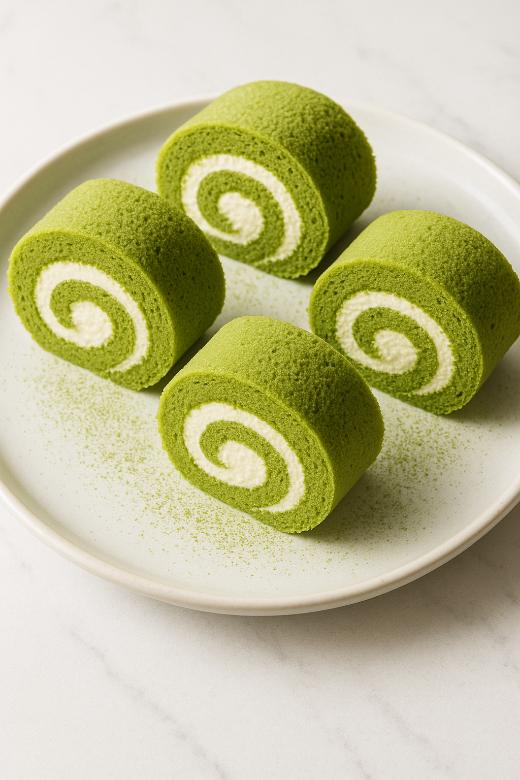 Matcha Swiss Roll