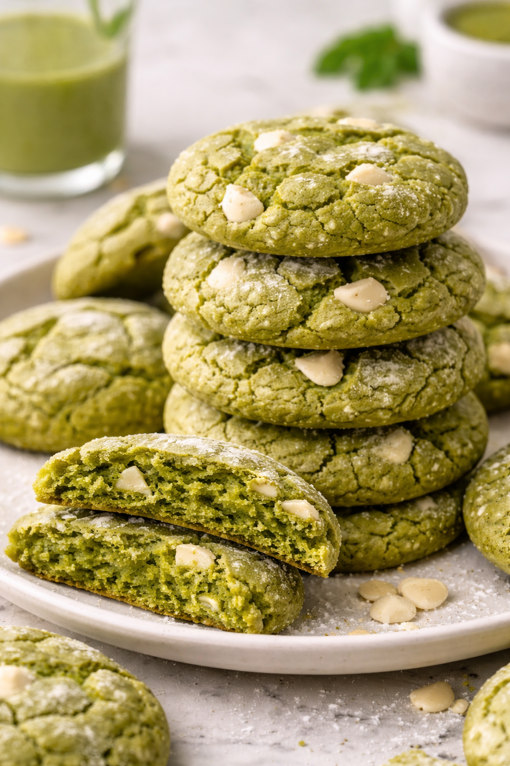The Best Soft & Chewy Matcha Cookie Recipe (Not Bitter)